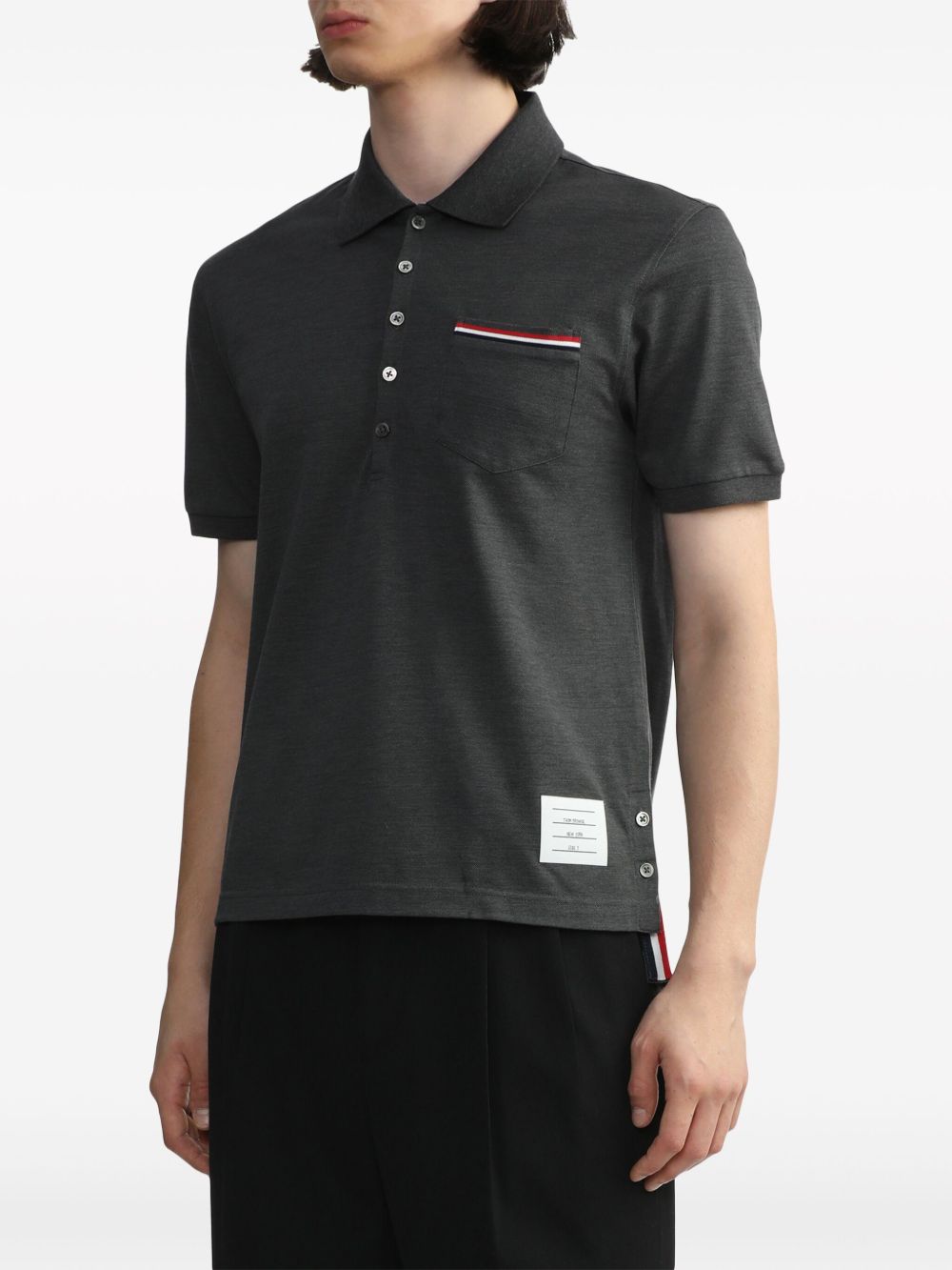 Thom Browne T-shirts and Polos Grey Thom Browne