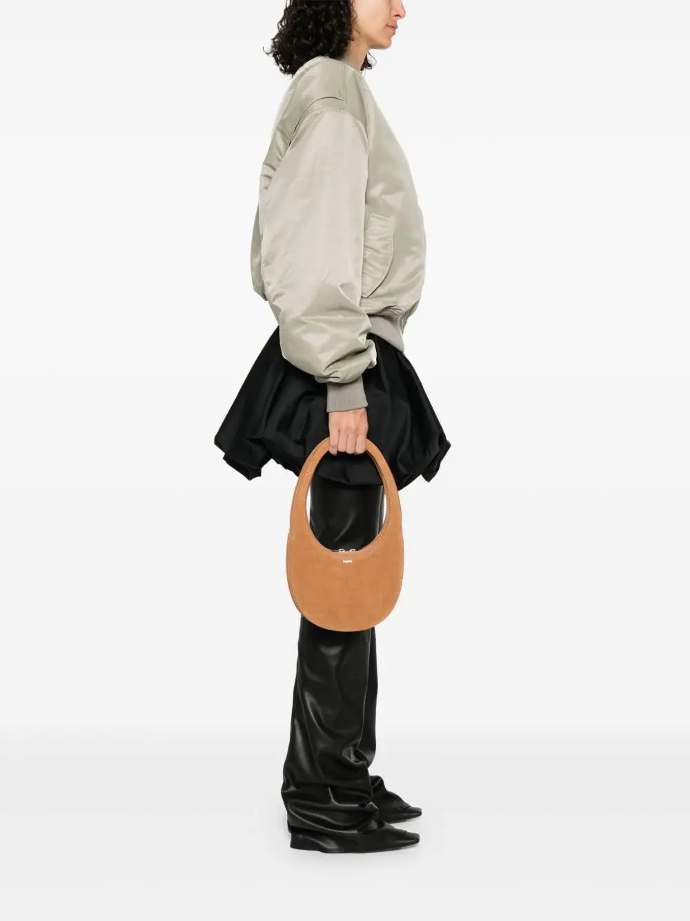 Coperni Swipe suede leather crossbody bag Coperni