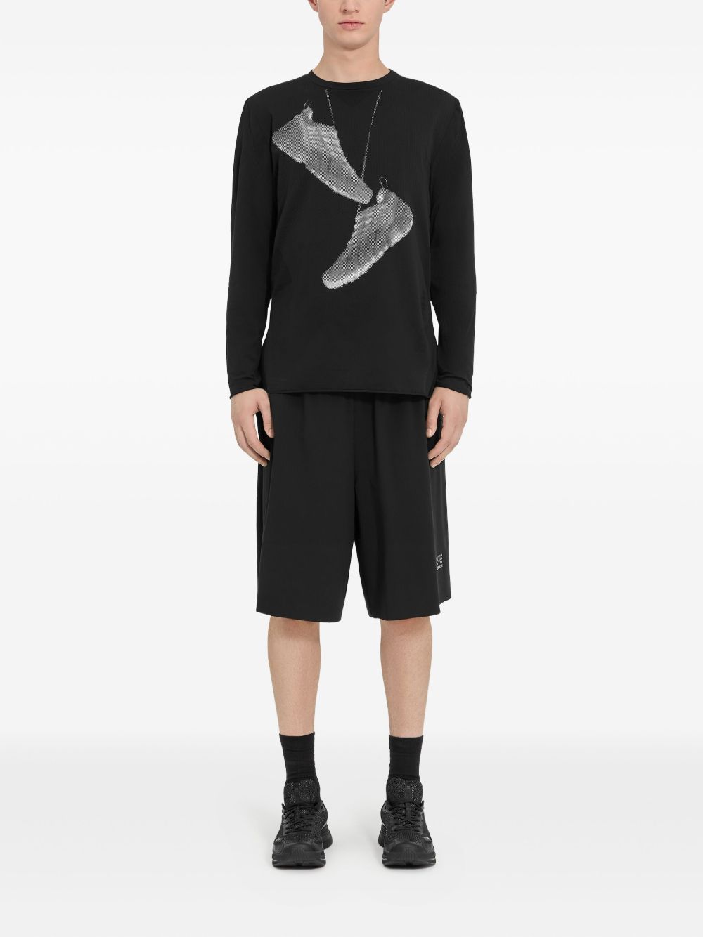 MM6 X SALOMON T-shirts and Polos Black MM6 X Salomon