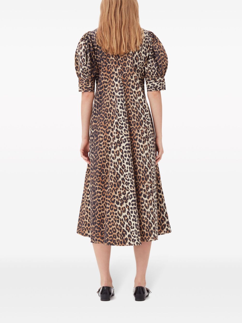 GANNI Dresses Brown Ganni