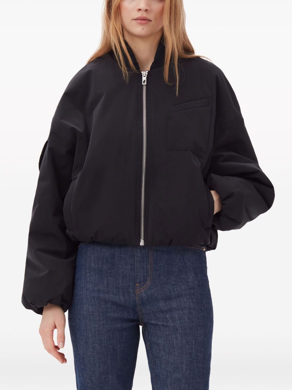 GANNI Coats Black Ganni