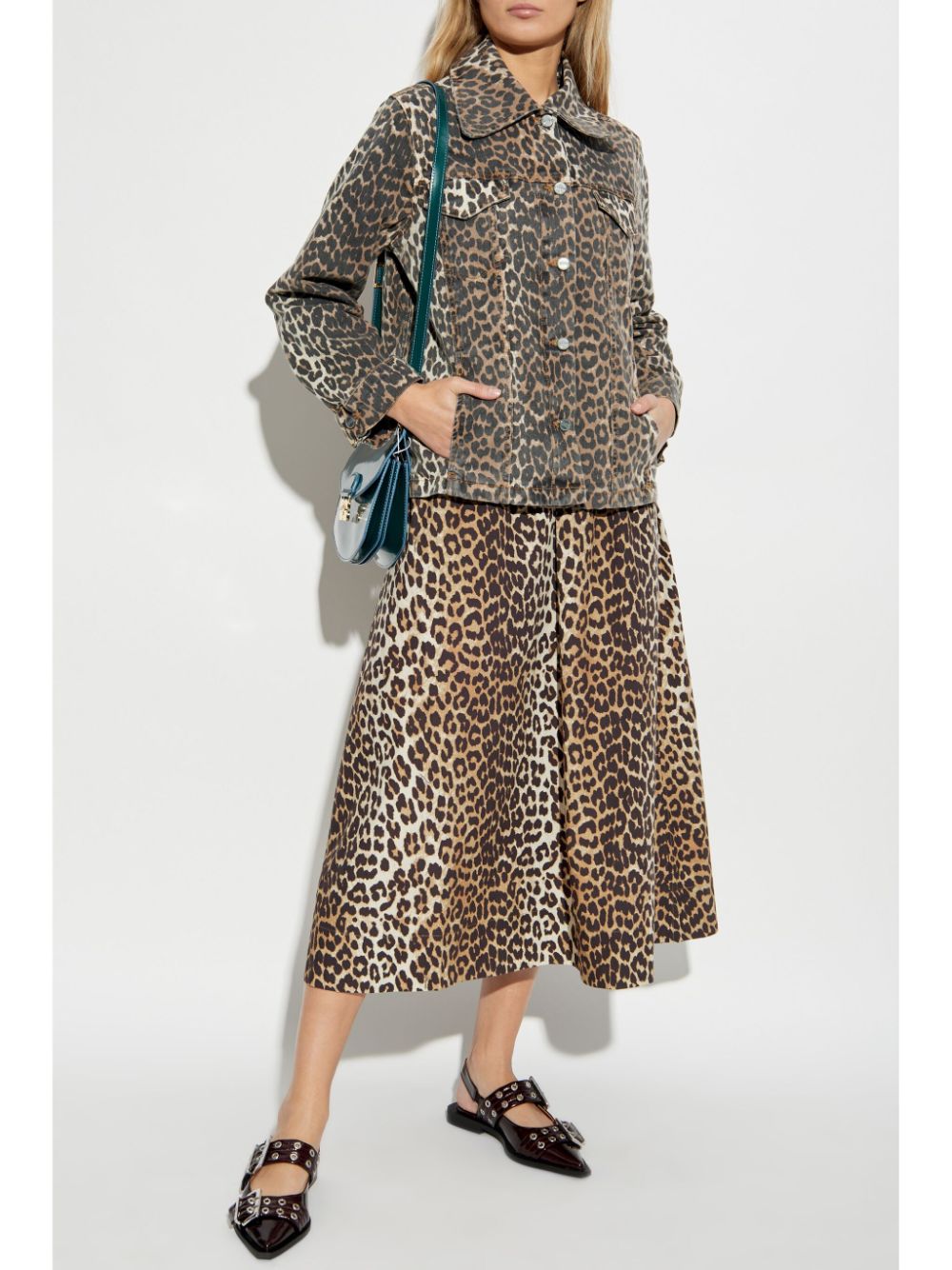 GANNI Skirts Brown Ganni