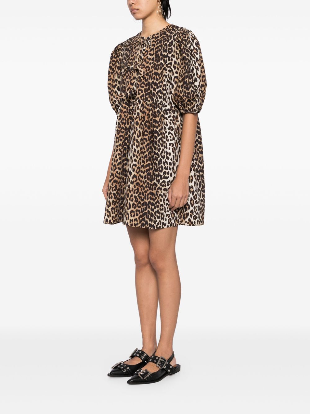 GANNI Dresses Brown Ganni