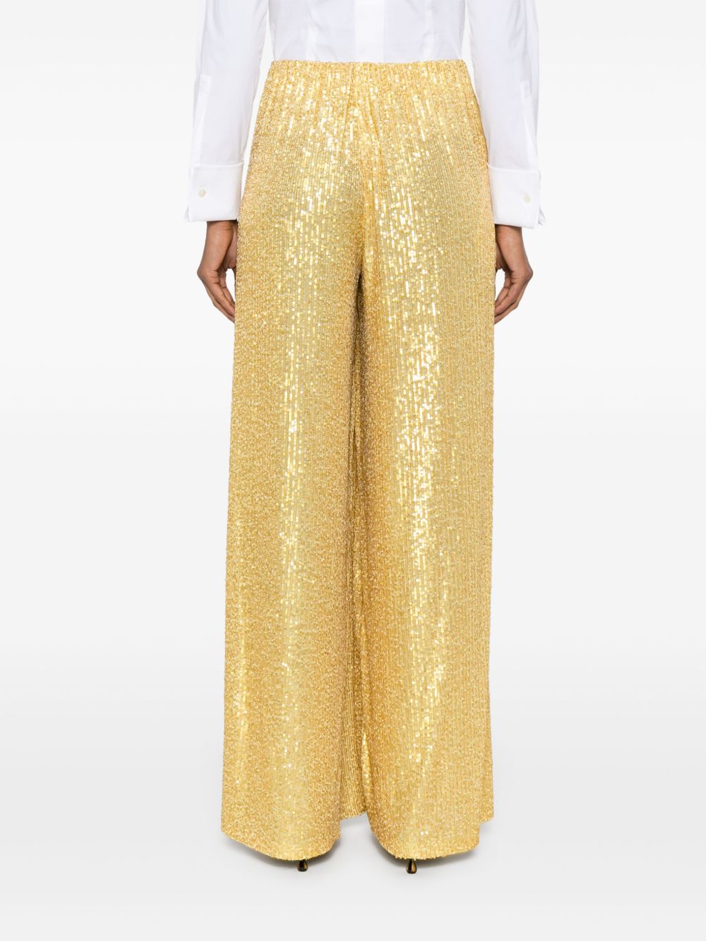 Norma Kamali Trousers Yellow Norma Kamali