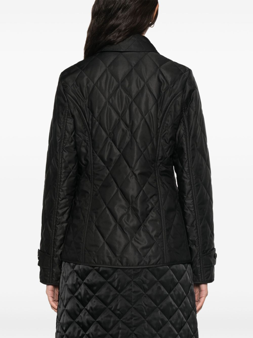 Burberry Tailored jacket with quilted high collar Burberry