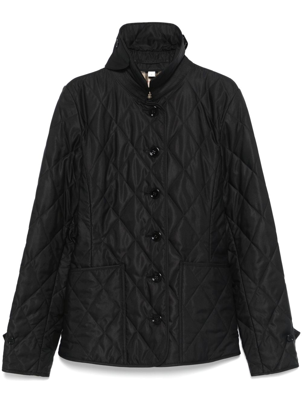 Burberry Tailored jacket with quilted high collar Burberry