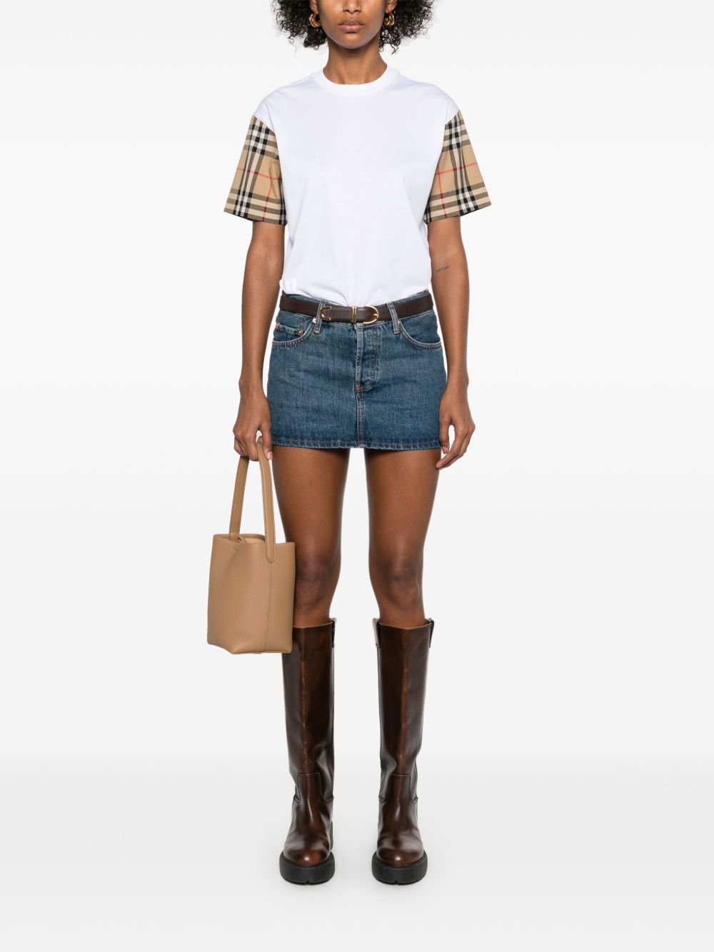 Burberry Vintage Check-sleeve T-shirt Burberry