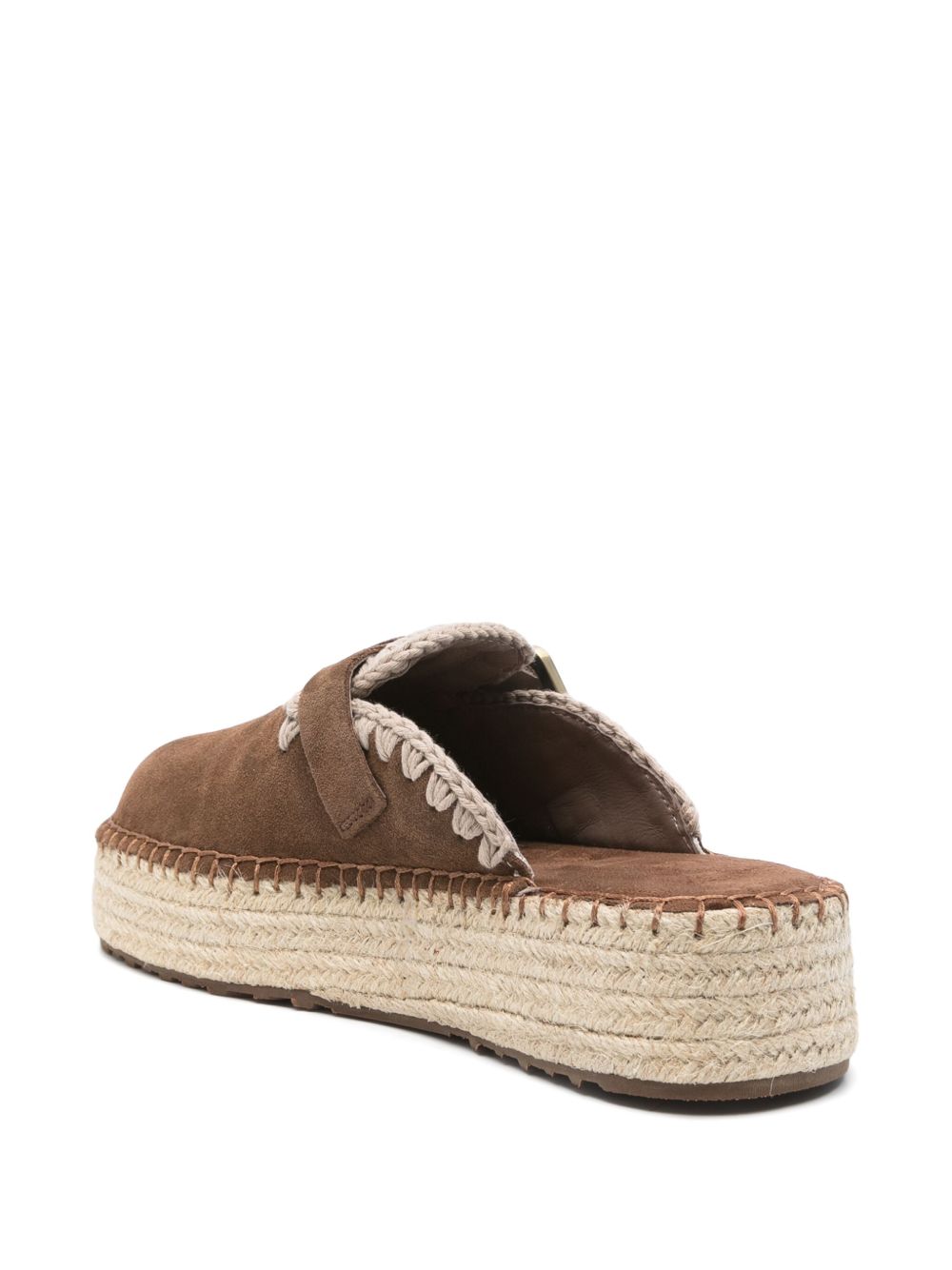 Mou Sandals Leather Brown Mou