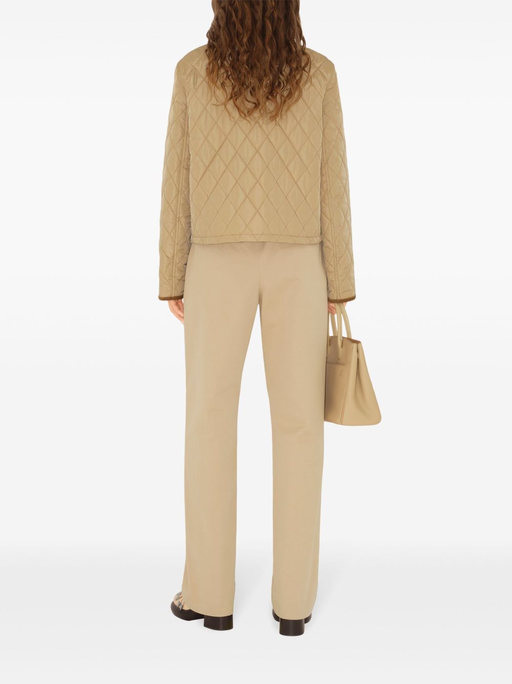 Burberry Quilted nylon cropped jacket Burberry