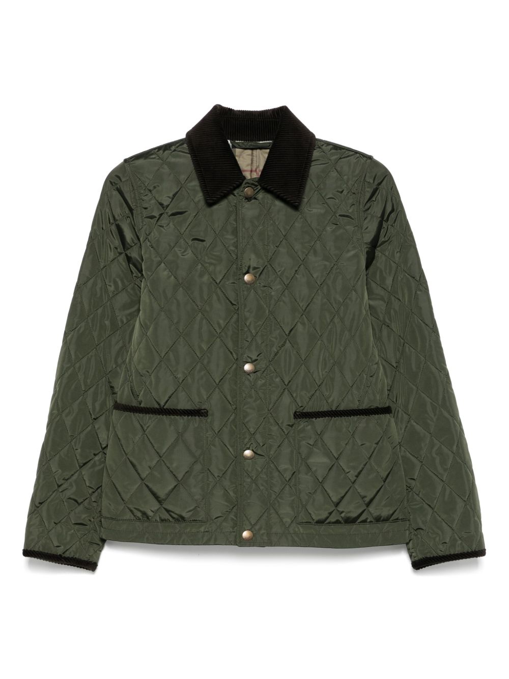 Burberry Quilted blazer corduroy collar Burberry