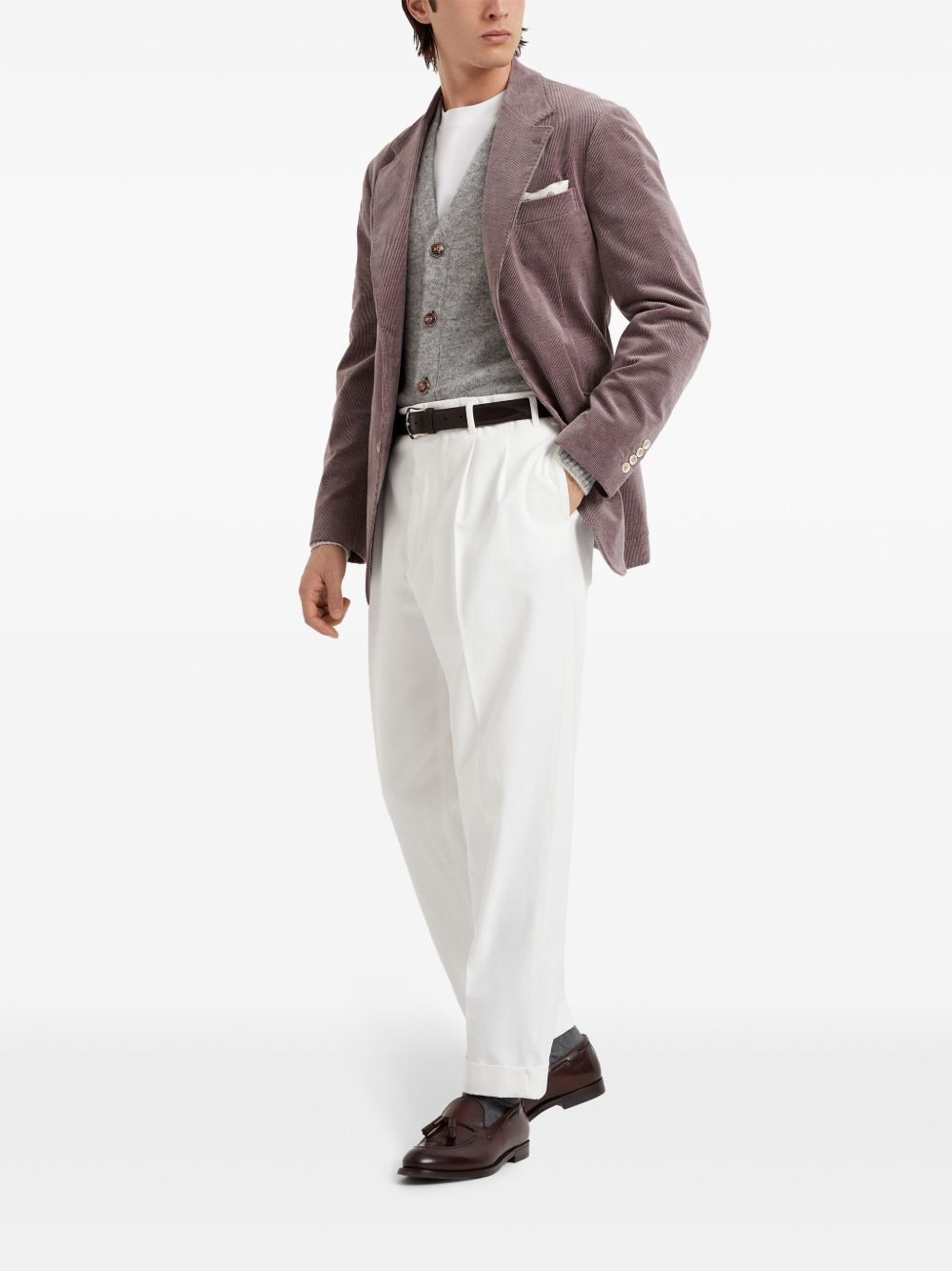 Brunello Cucinelli Trousers White Brunello Cucinelli