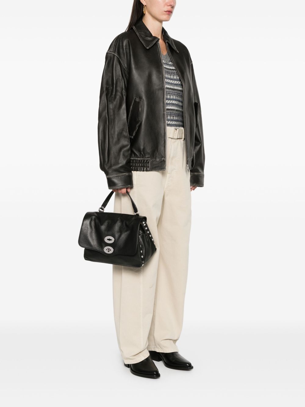 Zanellato Postina Daily medium leather handbag Zanellato