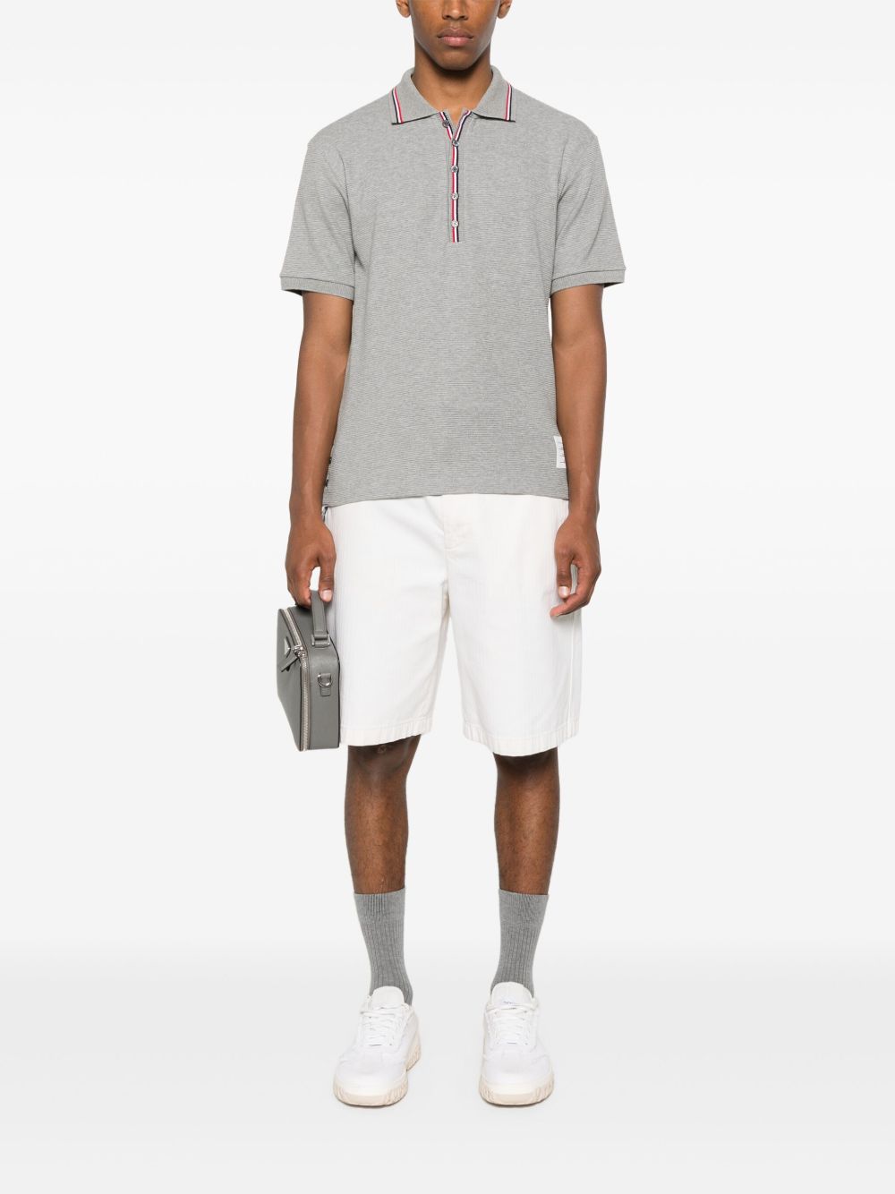 Thom Browne T-shirts and Polos Light Grey Thom Browne
