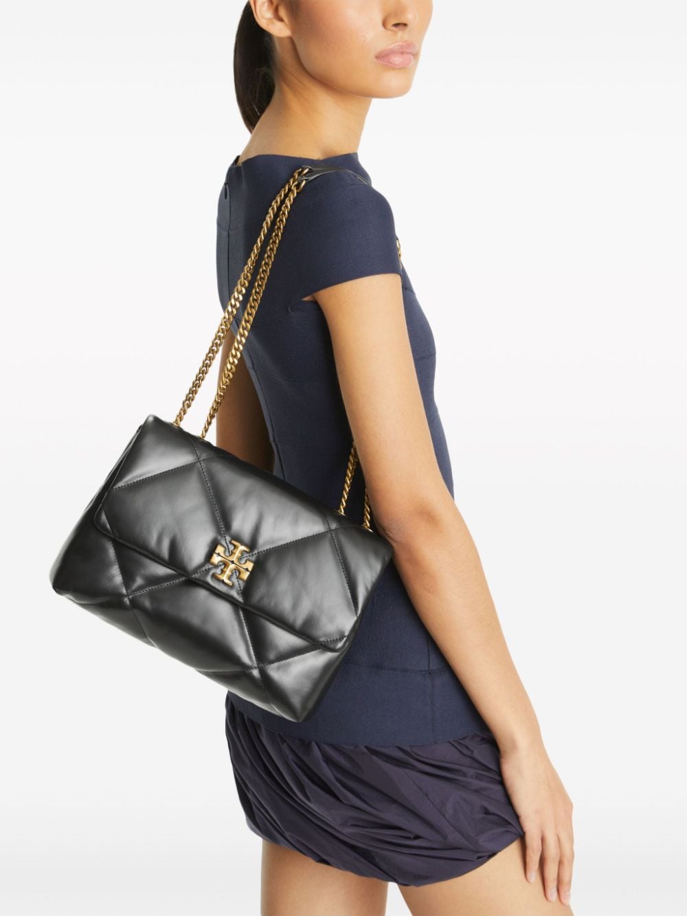 Tory Burch Kira Diamond leather shoulder bag Tory Burch