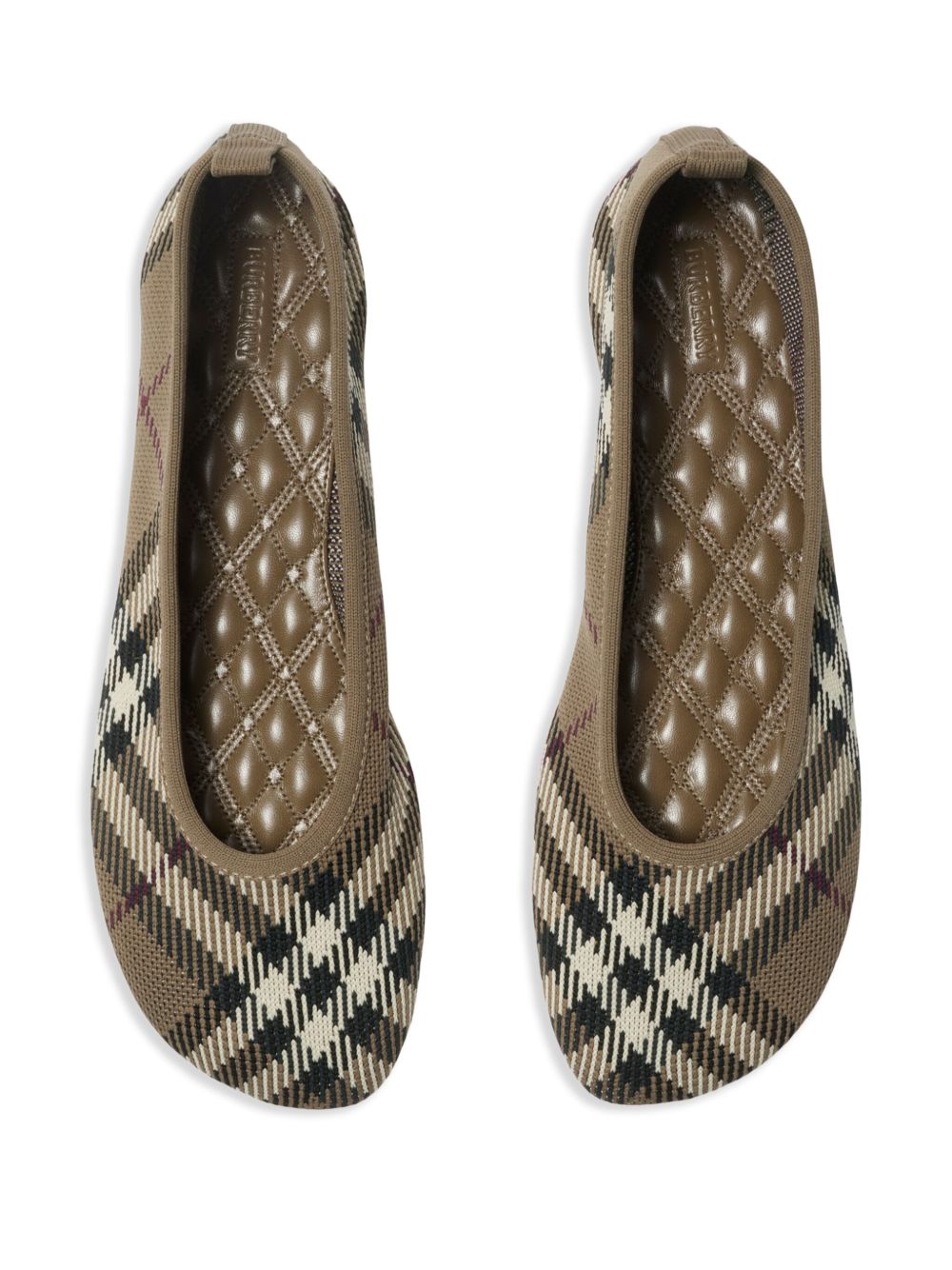 Burberry checkered Ballerina in jacquard Burberry