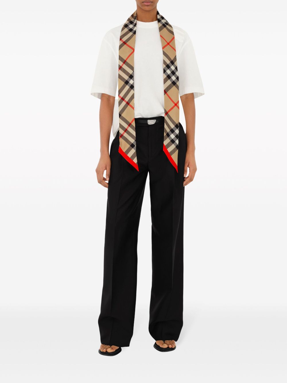 Burberry Check silk foulard Burberry