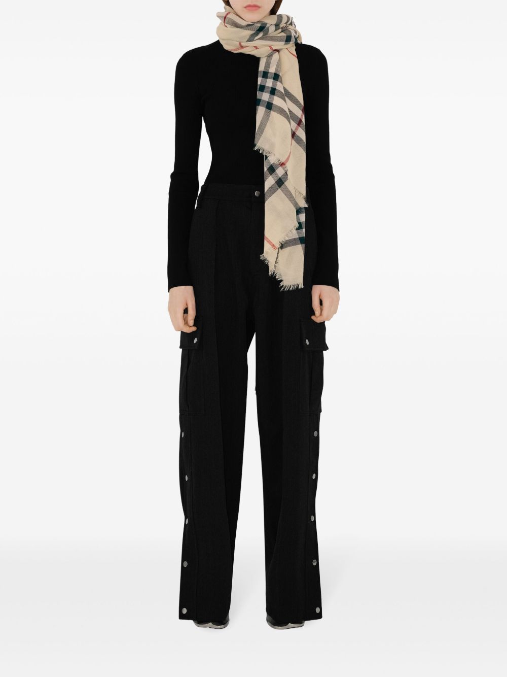 Burberry Check wool scarf Burberry