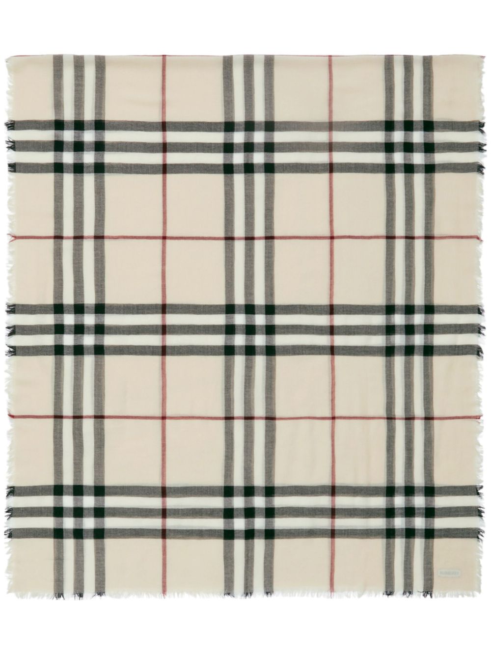 Burberry Check wool scarf Burberry