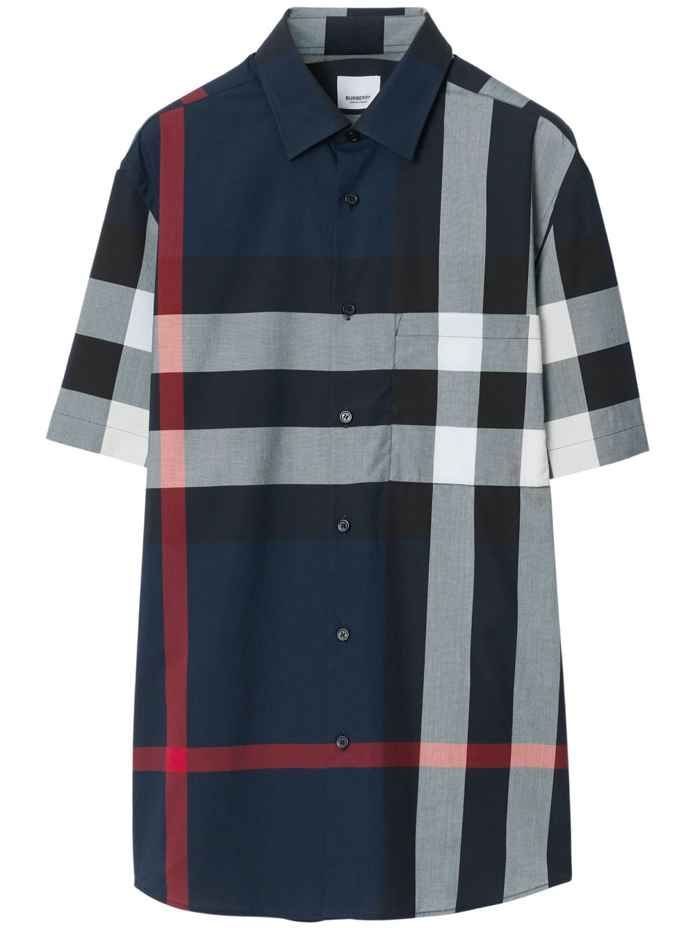 Burberry Somerton Checked Regular-fit Stretch-cotton Shirt - Gallerias
