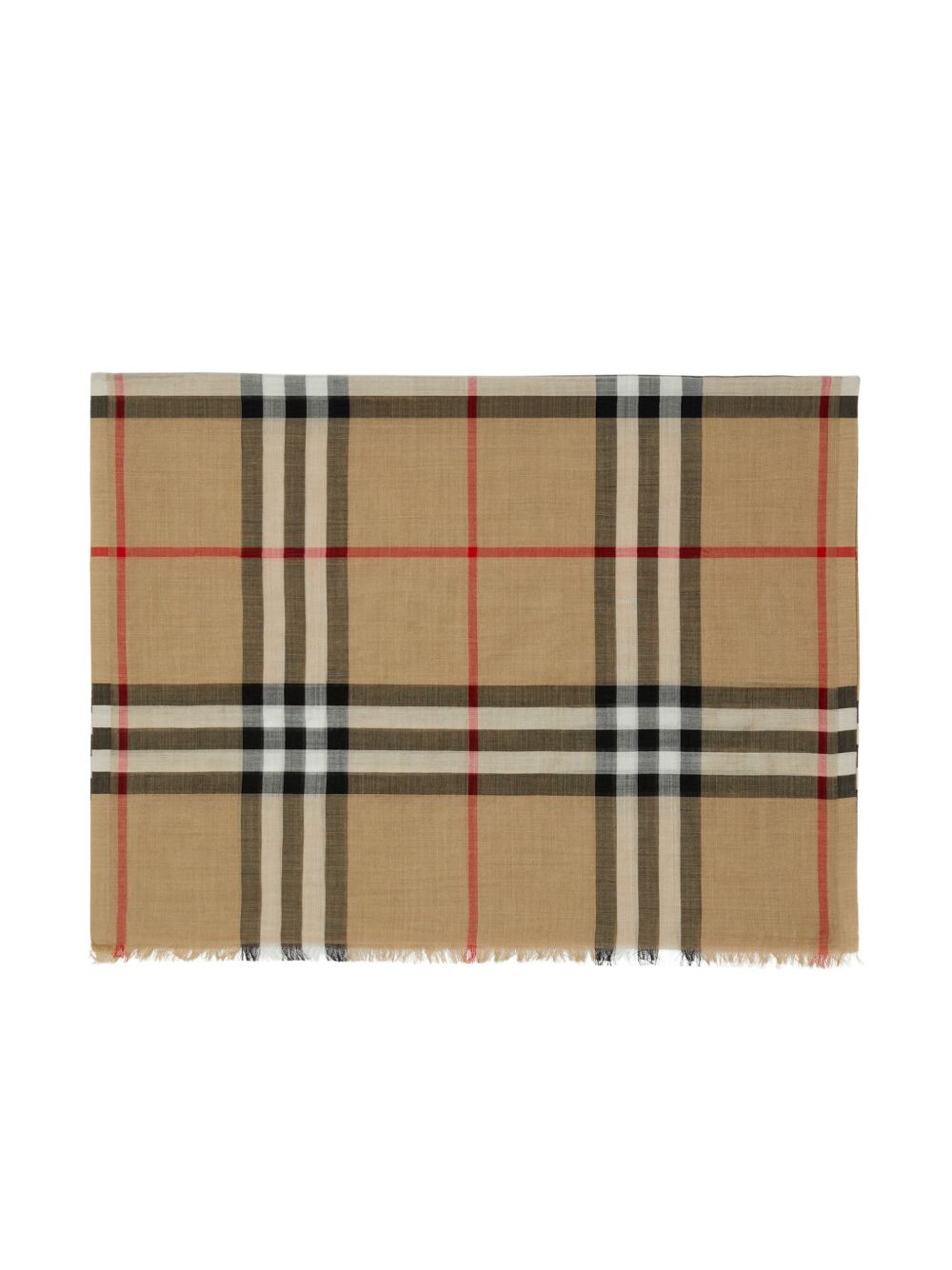 Burberry Check wool and silk scarf Burberry