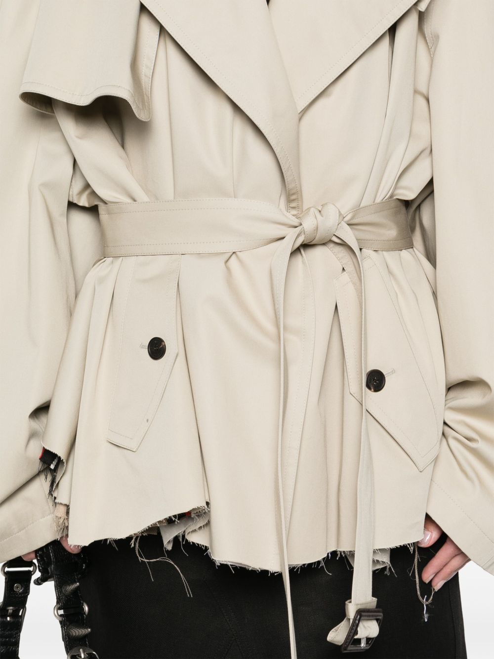 Balenciaga Coats Beige Balenciaga