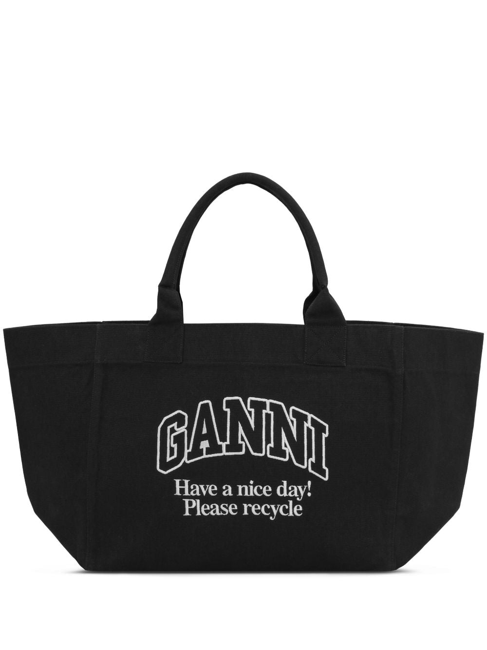 Ganni Organic cotton XXL tote bag Ganni