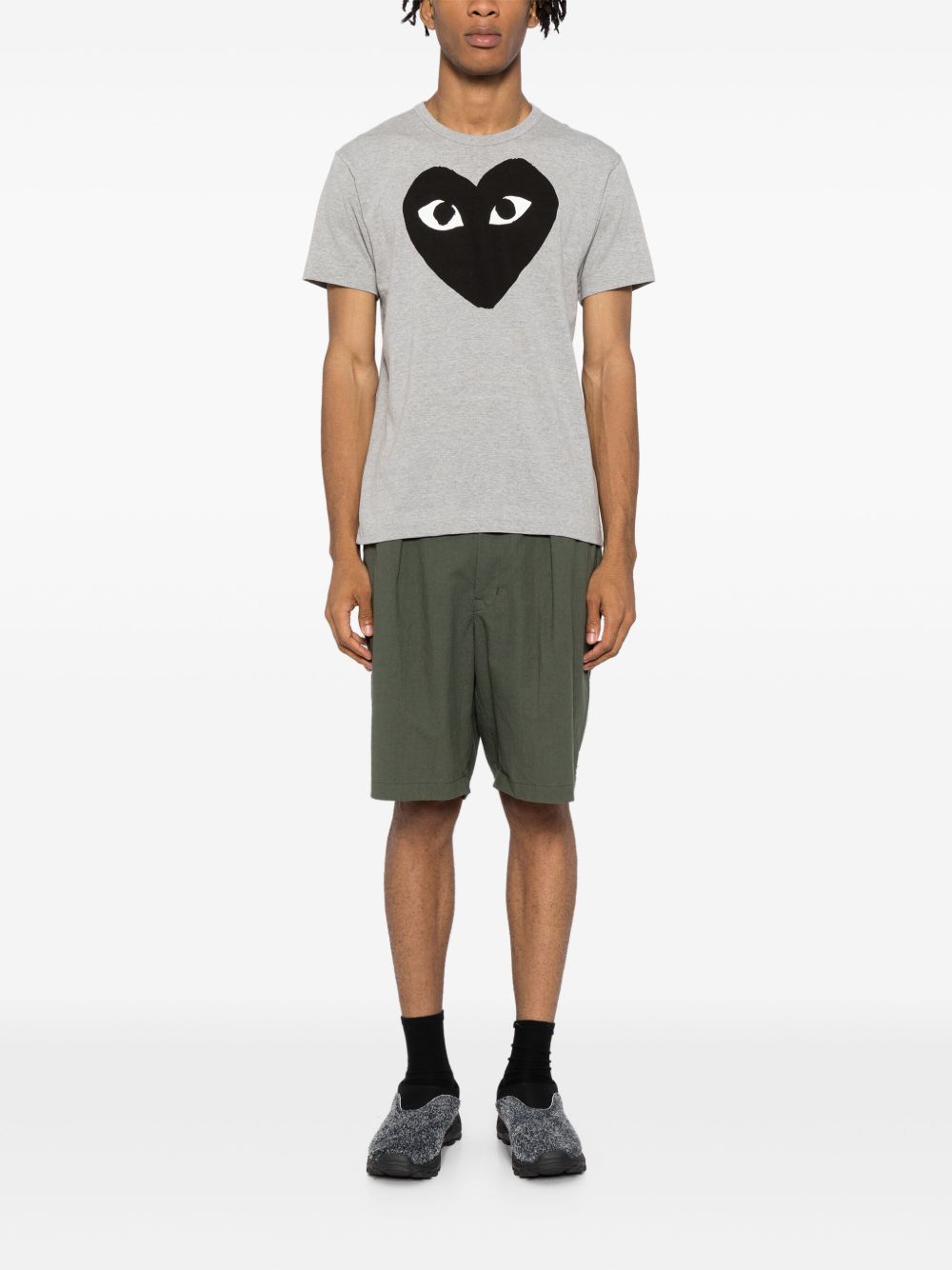 Comme Des Garcons Heart-print T-shirt Comme Des Garcons