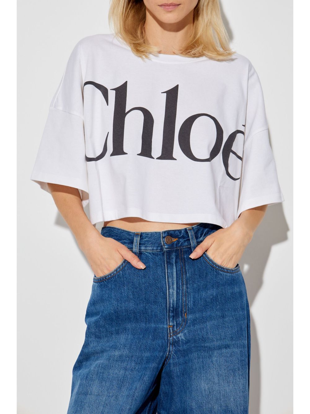 Chloé Logo-print crop top Chloé