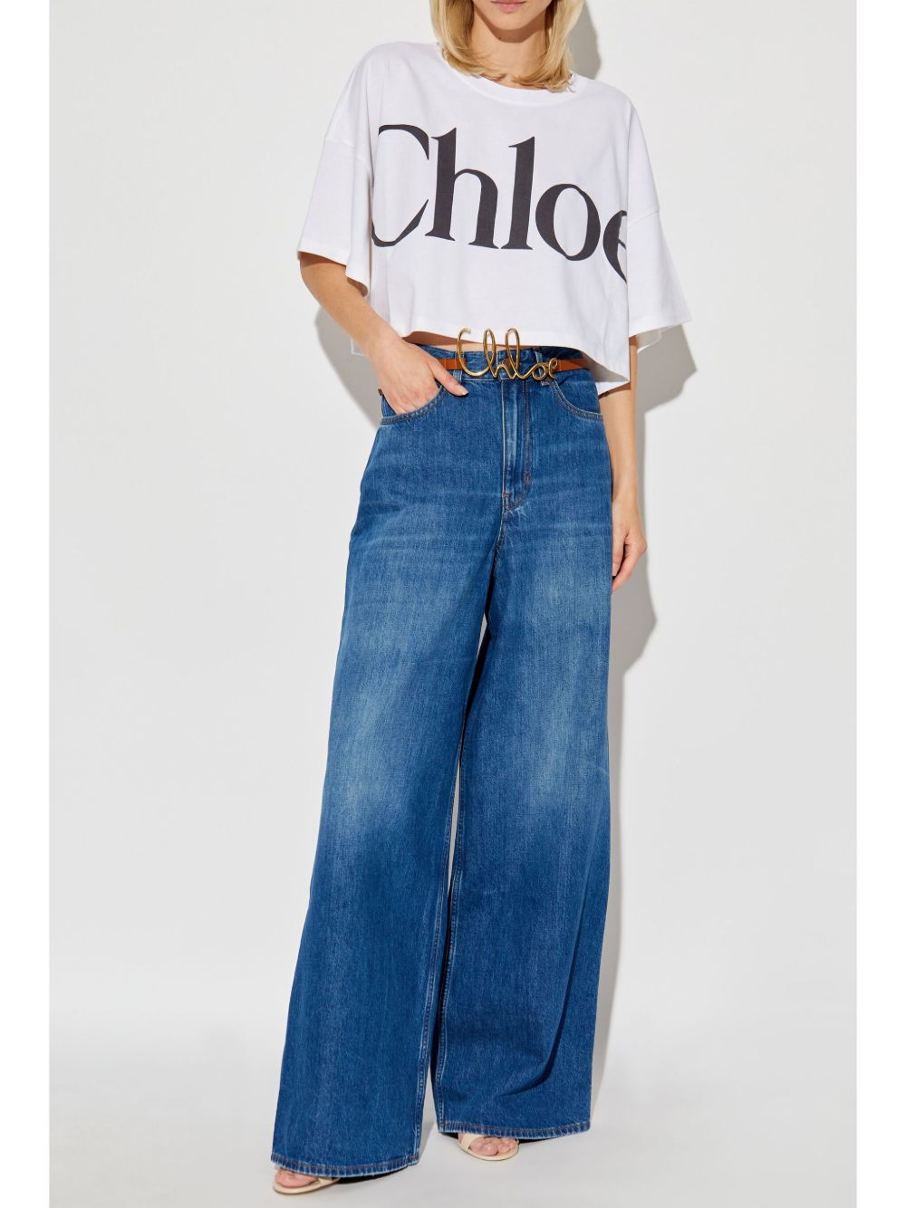 Chloé Logo-print crop top Chloé