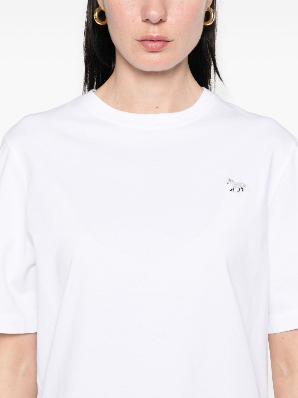 Maison Kitsuné MAISON KITSUNE' T-shirts and Polos White Maison Kitsuné