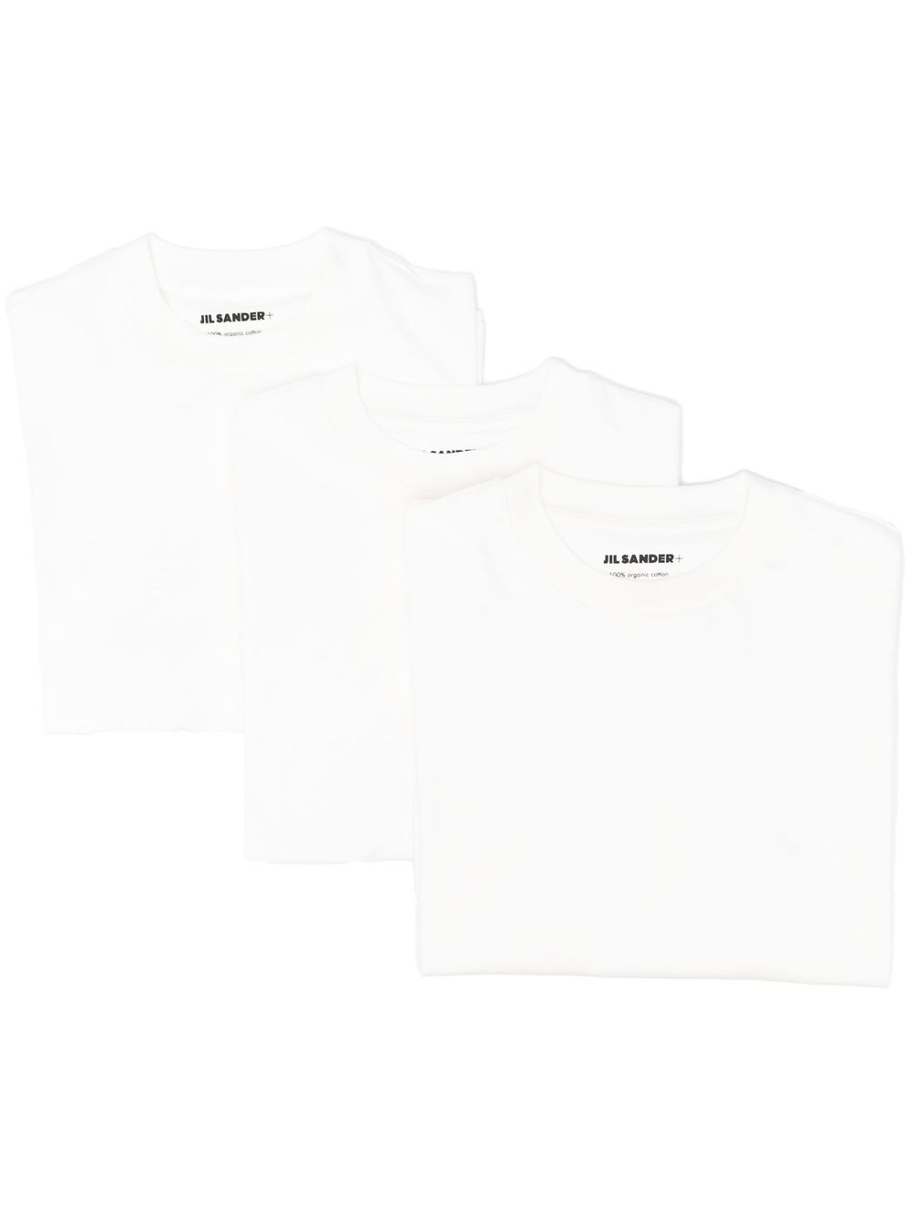 JIL SANDER PLUS T-shirts and Polos White Jil Sander Plus