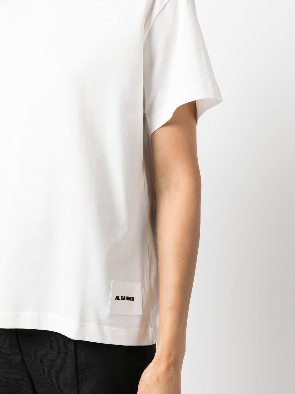 JIL SANDER PLUS T-shirts and Polos White Jil Sander Plus