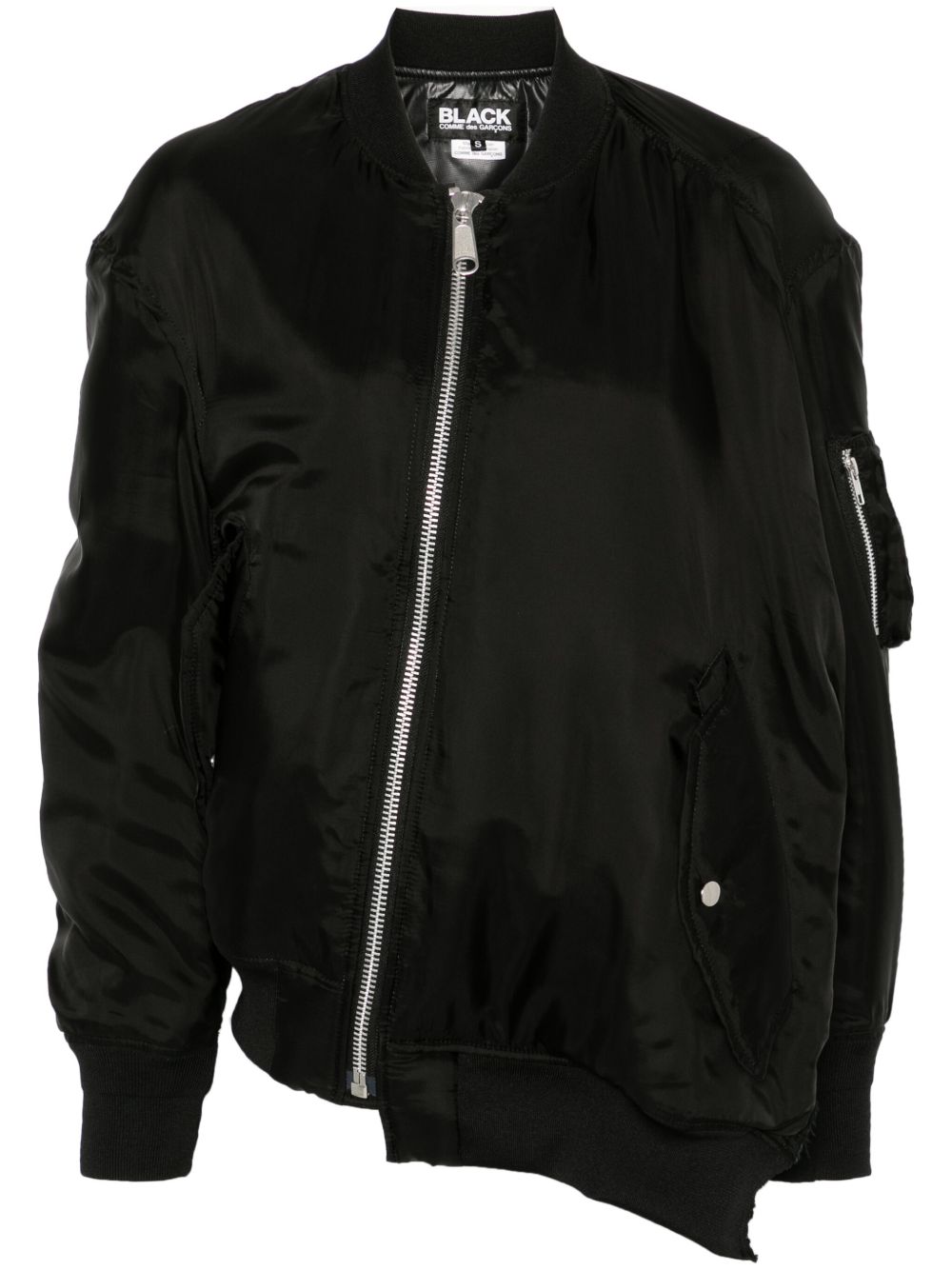 Comme Des Garcons Reversible asymmetric bomber jacket. Comme Des Garcons