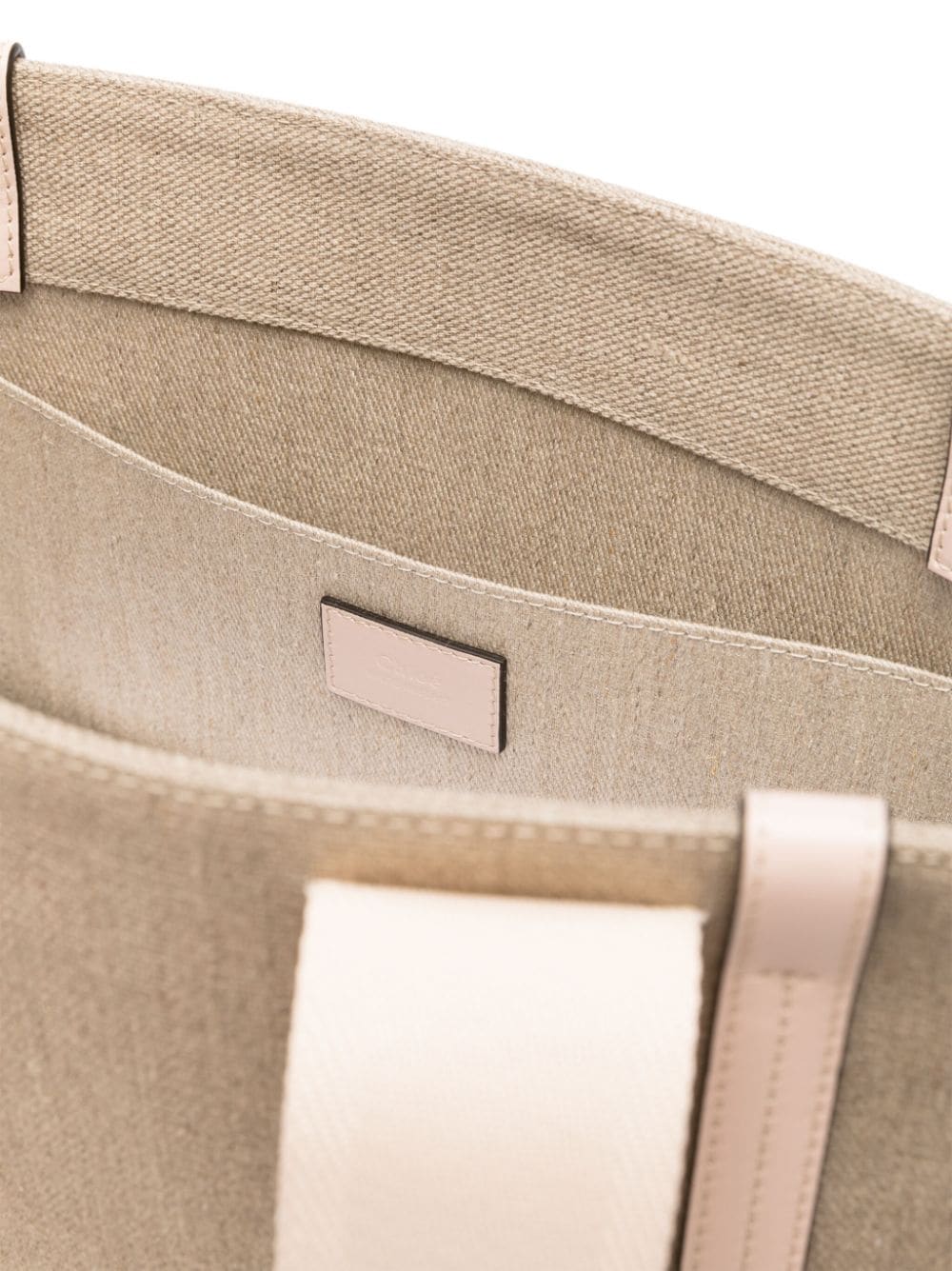 Chloé Woody canvas medium tote bag Chloé