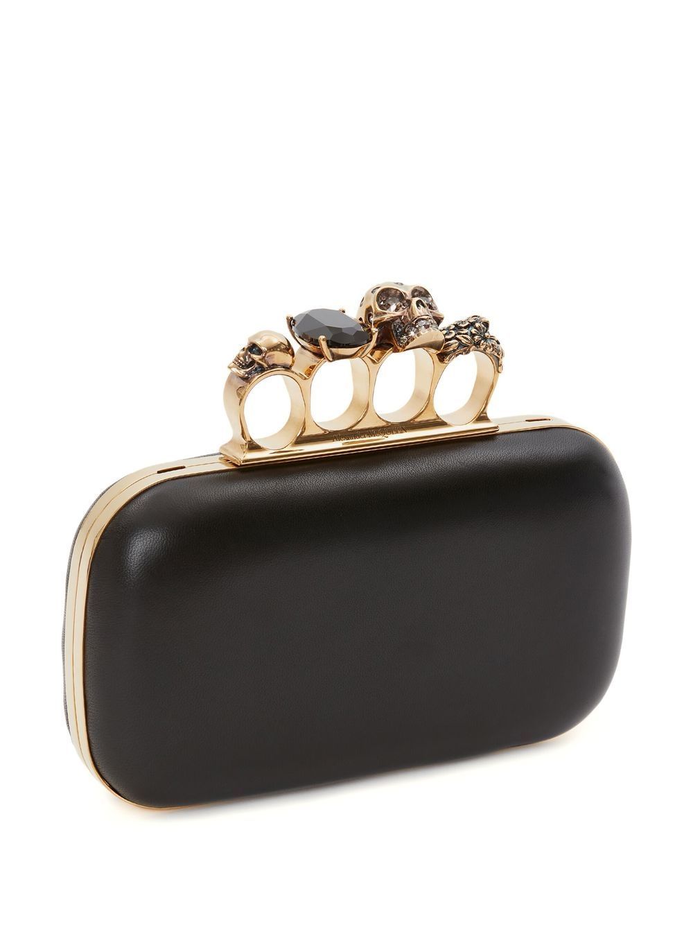 Alexander McQueen Knuckle chain clutch - Gallerias