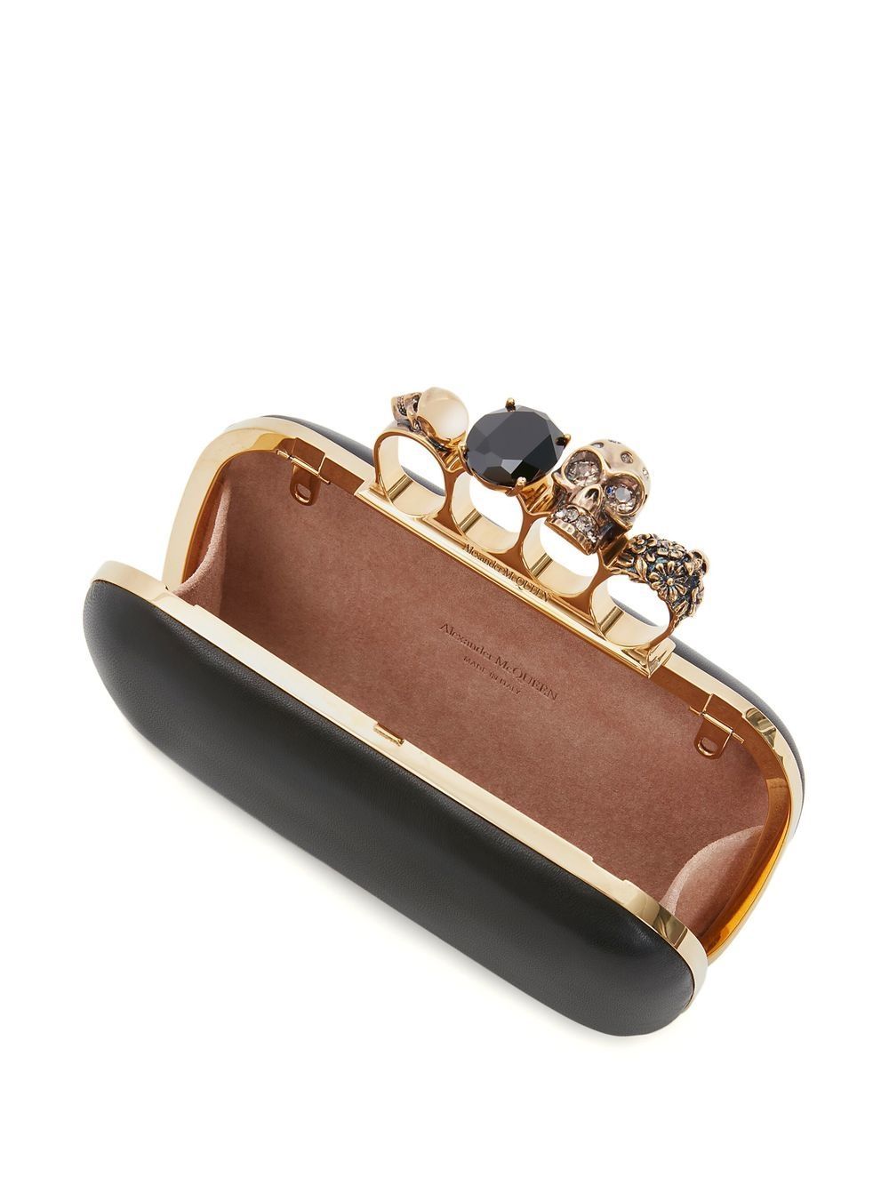 Alexander McQueen Knuckle chain clutch - Gallerias
