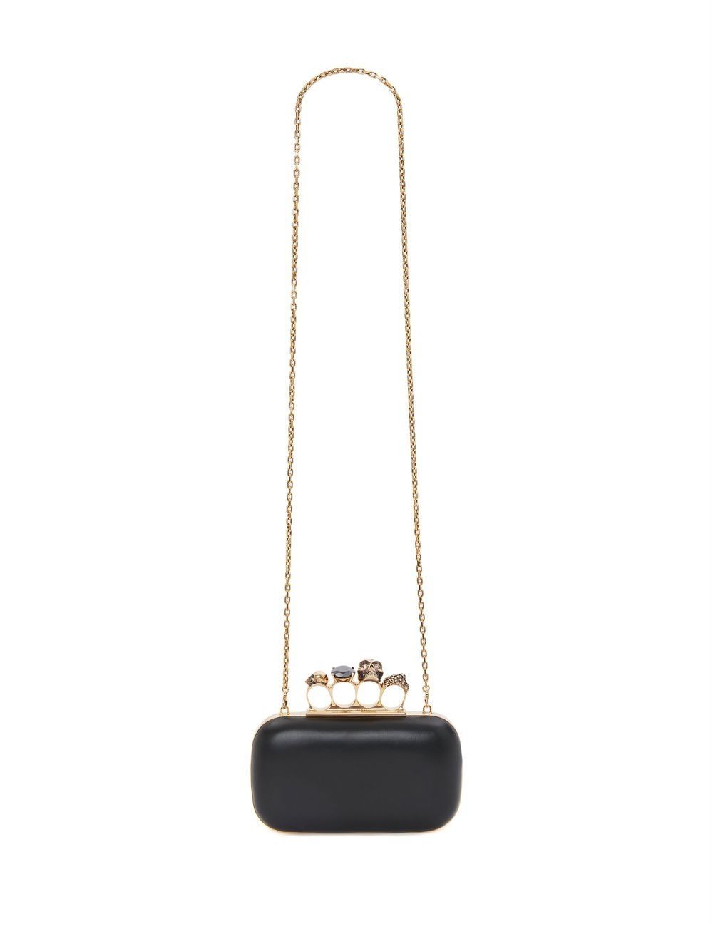 Alexander McQueen Knuckle chain clutch - Gallerias