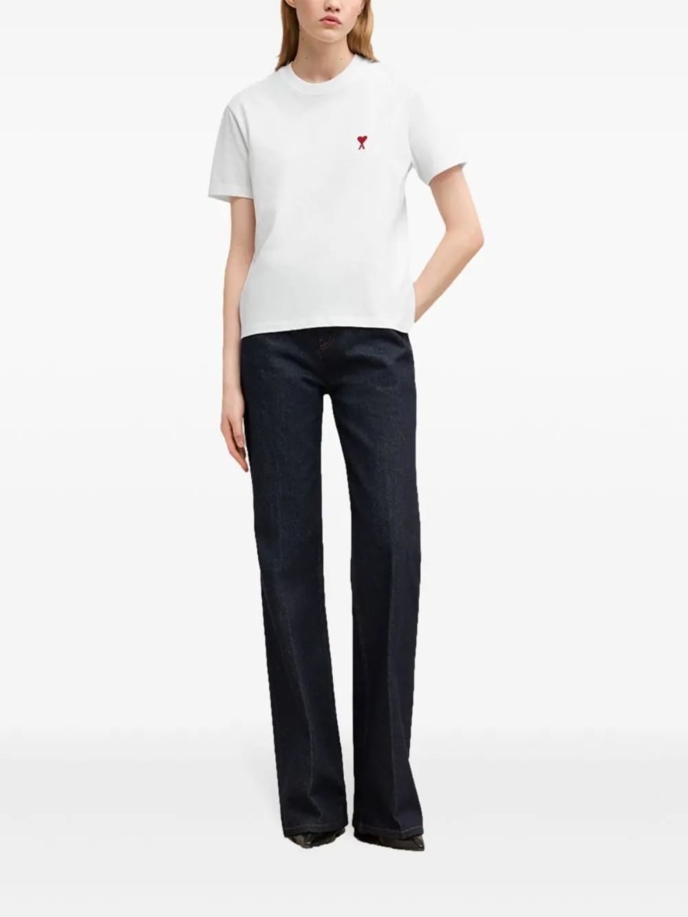 Ami Paris T-shirts and Polos White Ami Paris