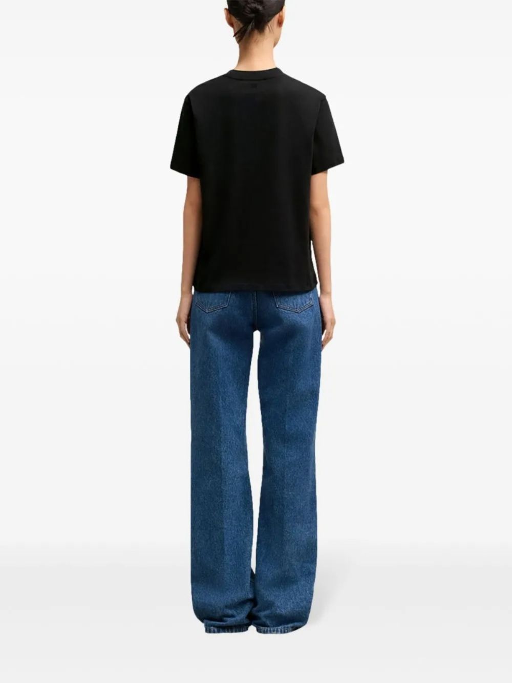 Ami Paris T-shirts and Polos Black Ami Paris