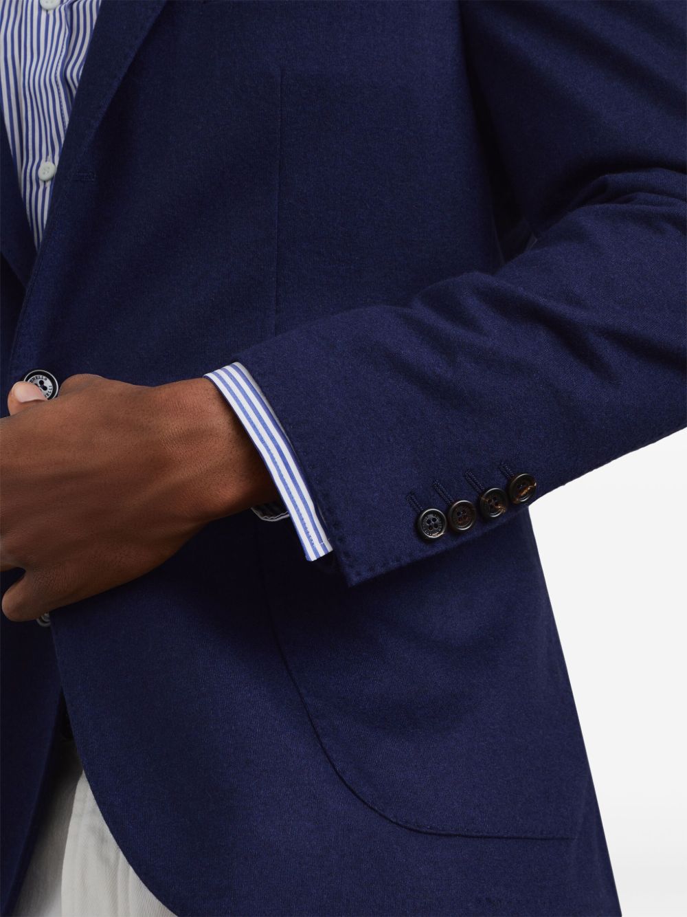 Brunello Cucinelli Single-breasted cashmere blazer Brunello Cucinelli