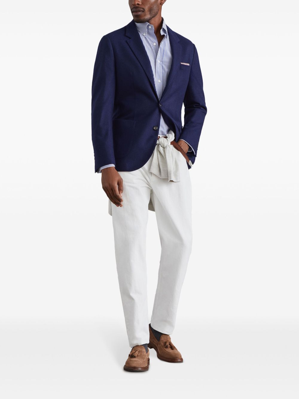 Brunello Cucinelli Jackets Blue Brunello Cucinelli