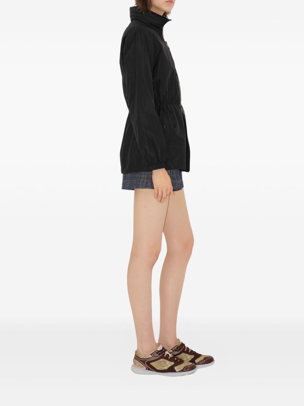 Burberry Vintage Check-trim parka coat Burberry