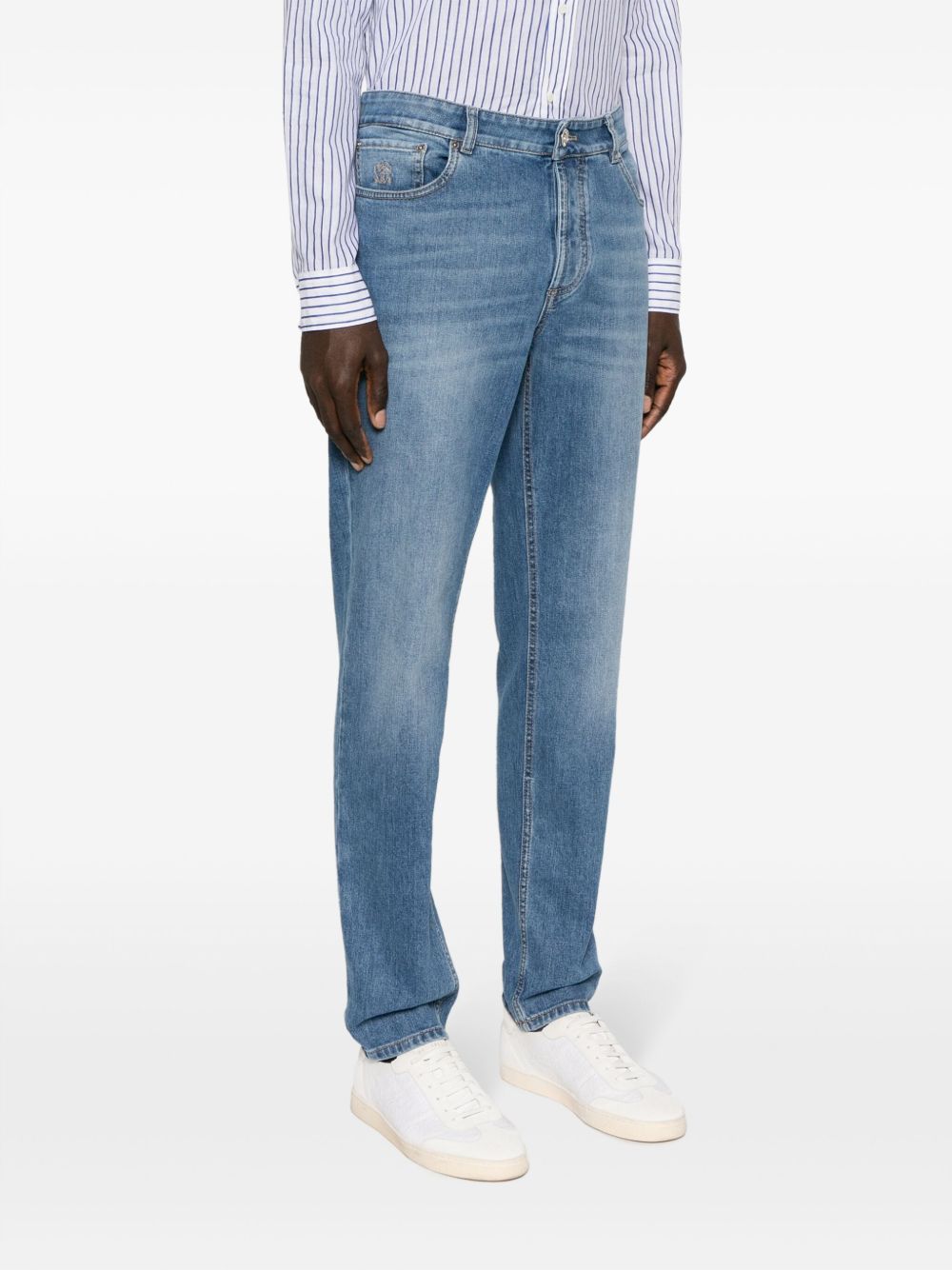 Brunello Cucinelli Mid-rise slim jeans Brunello Cucinelli