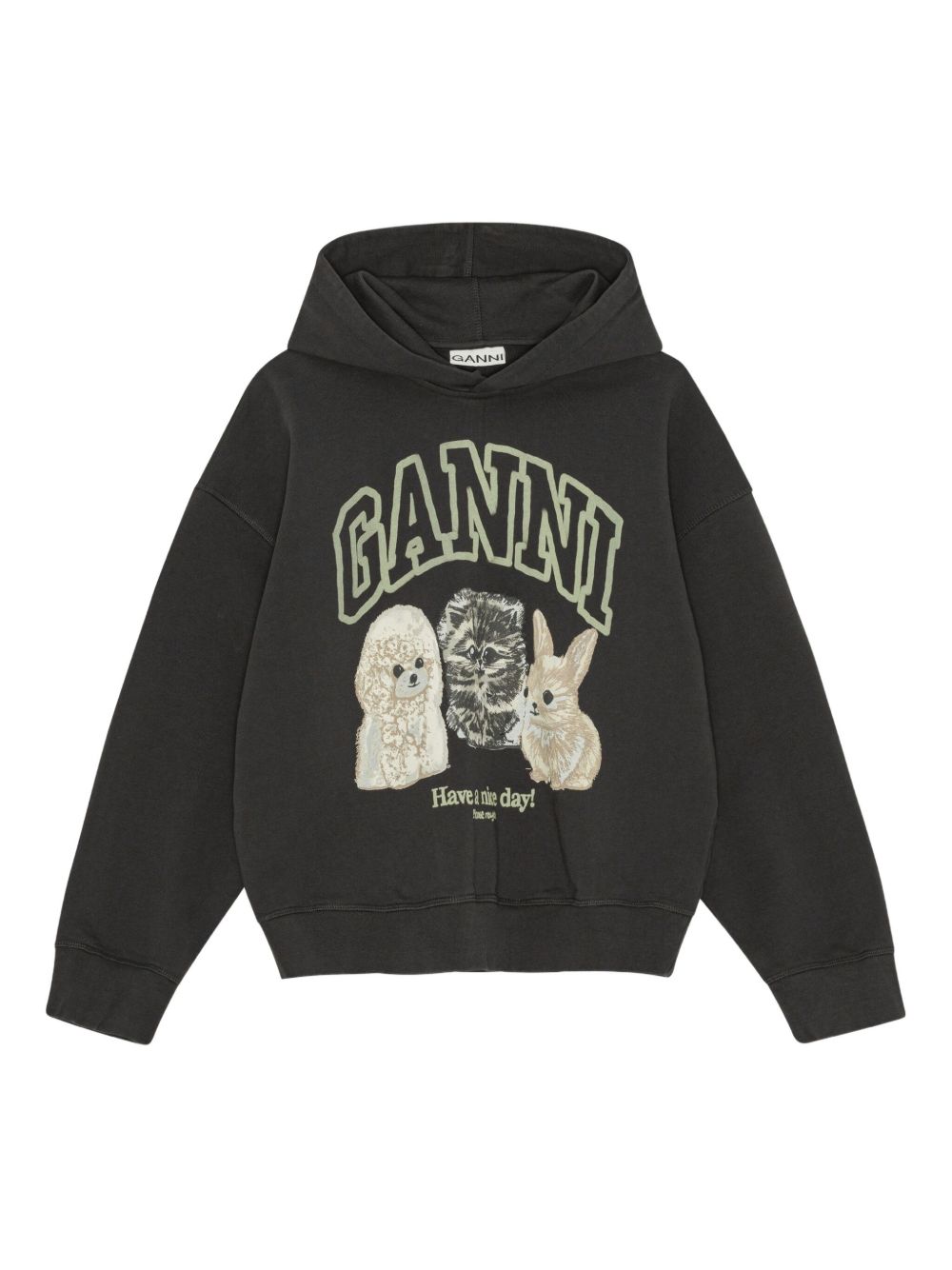 GANNI Sweaters Grey Ganni