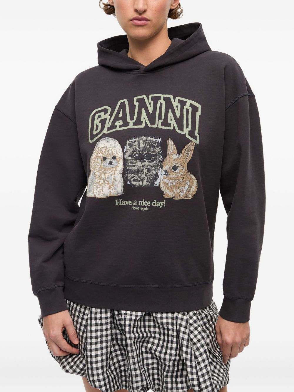 GANNI Sweaters Grey Ganni