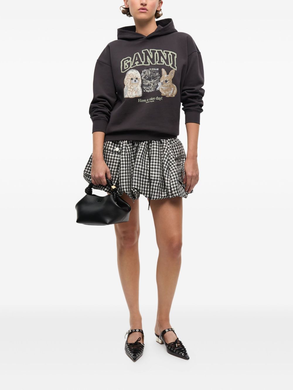 GANNI Sweaters Grey Ganni