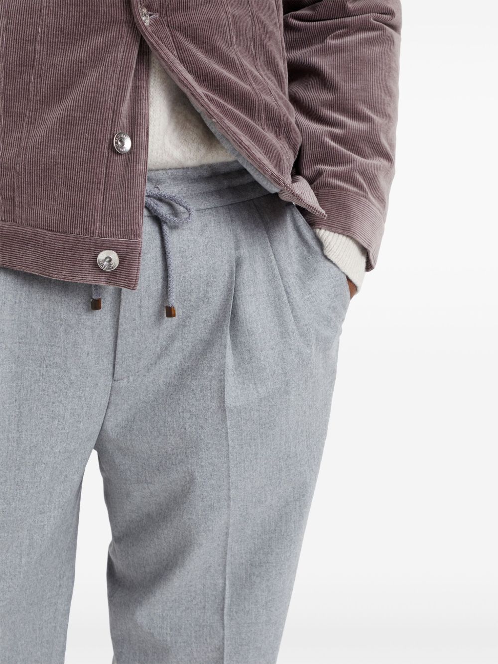 Brunello Cucinelli Trousers Light Grey Brunello Cucinelli