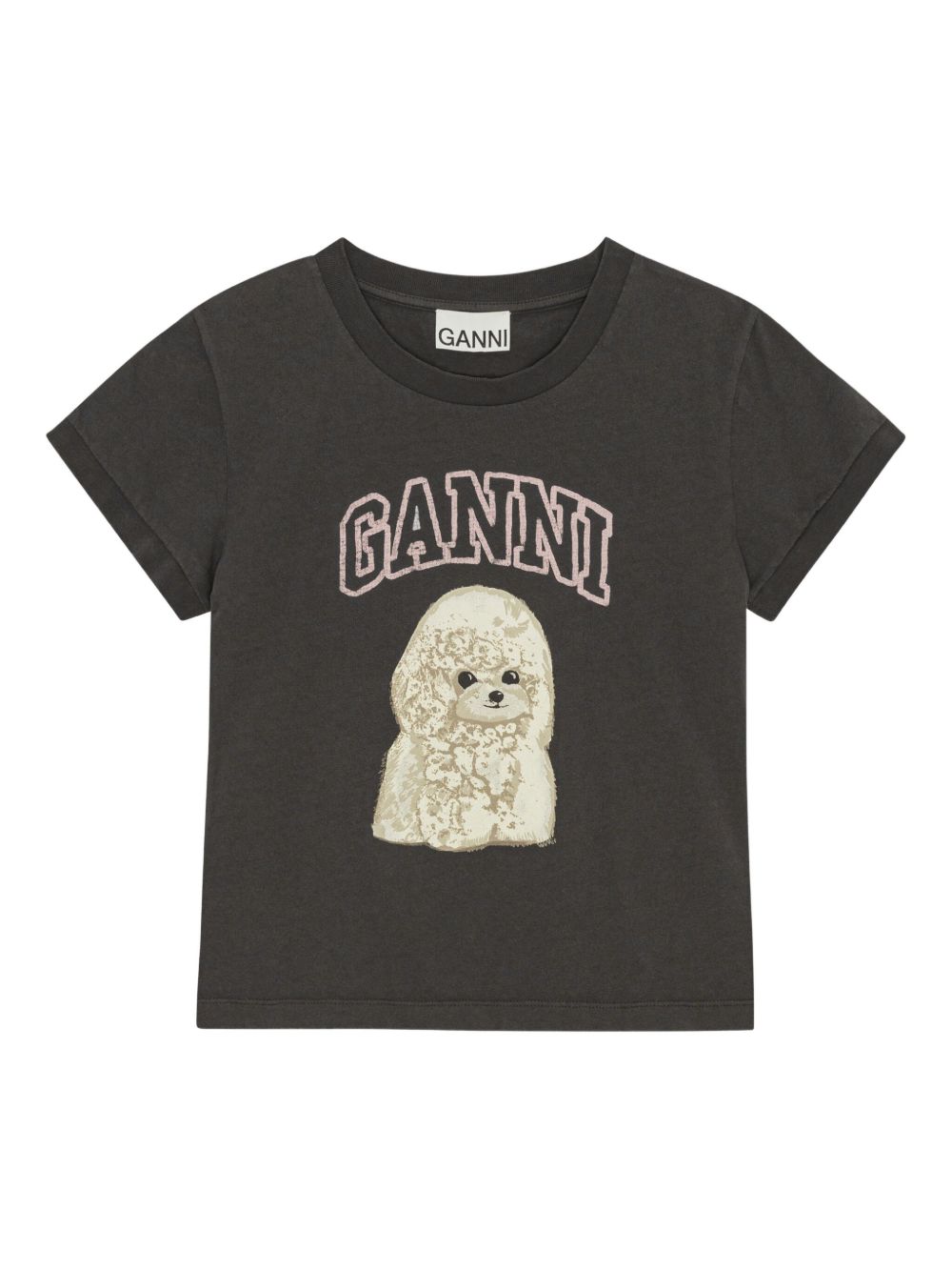 GANNI T-shirts and Polos Grey Ganni