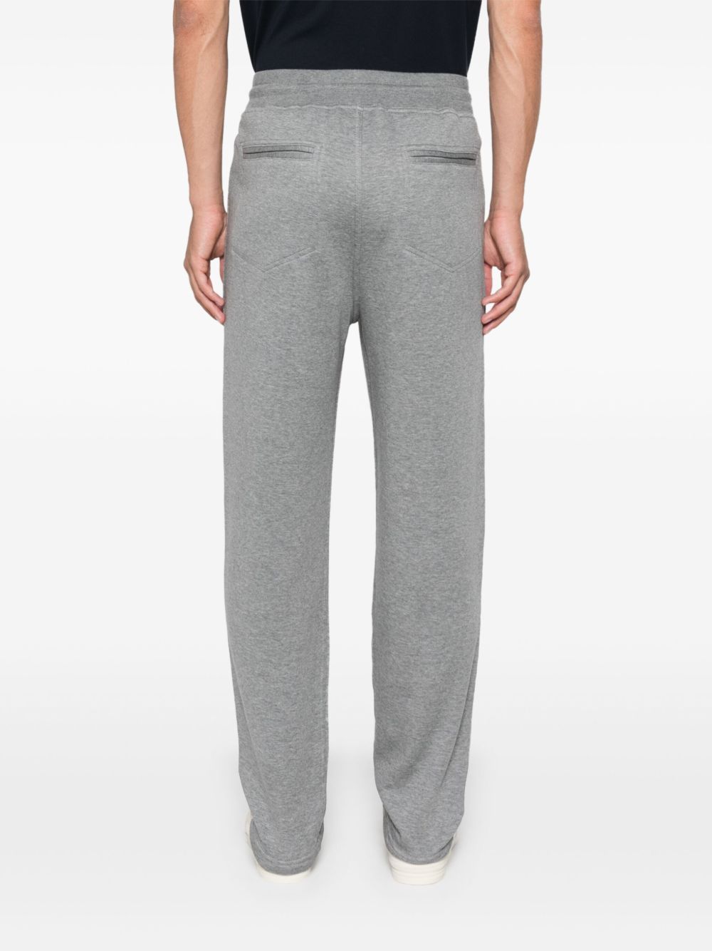 Brunello Cucinelli Mélange-effect track pants Brunello Cucinelli