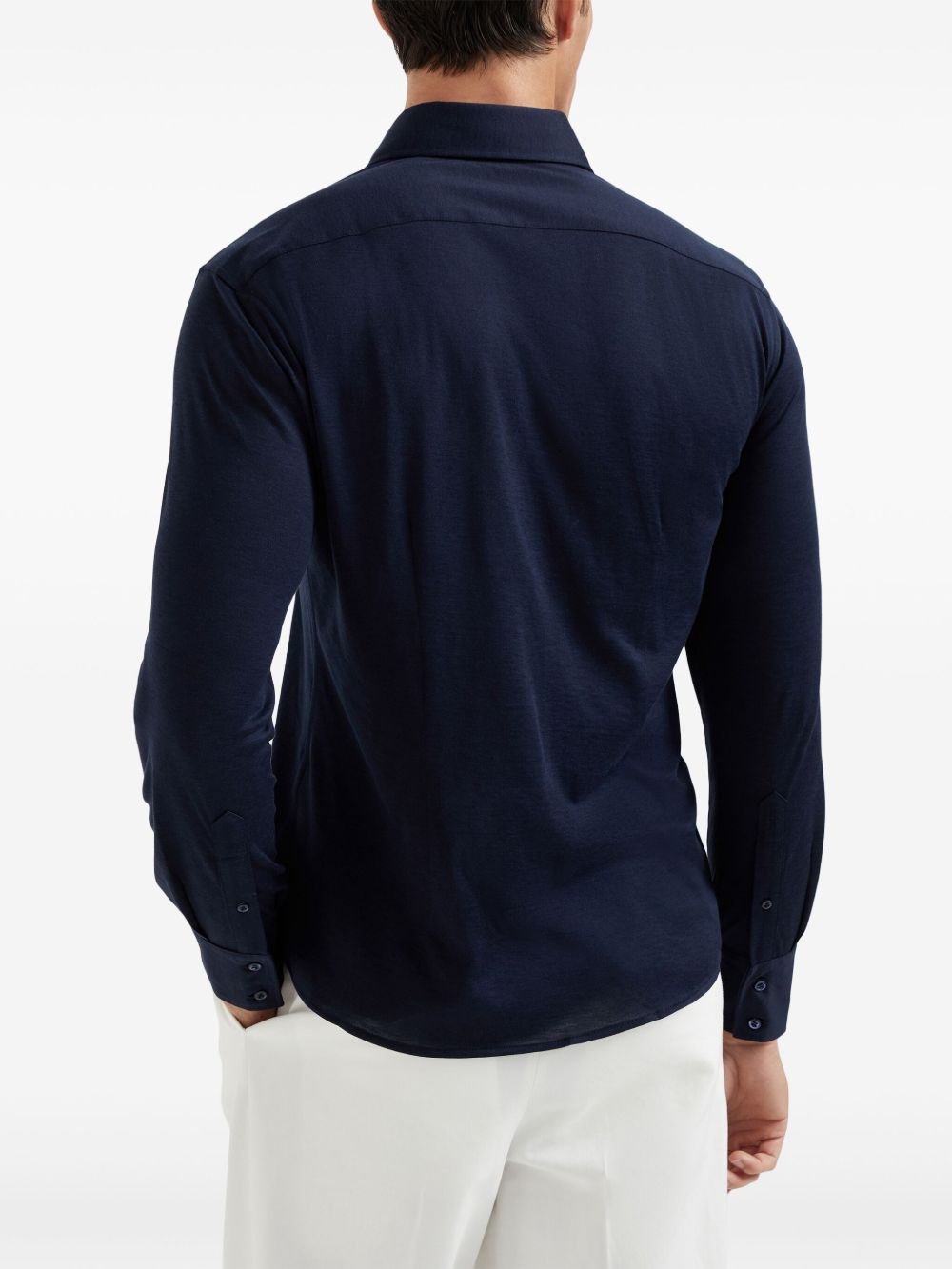 Brunello Cucinelli Shirts Blue Brunello Cucinelli